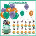 The Owl House Birthday Party Decorations, Owl House Cartoon Theme Party Supplies set with Happy Birthday Banner, Cake Cupcake Toppers, Balloons for Adult Party Favors