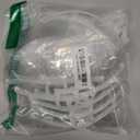 Reusable Plastic Clear Mask 10PCS Professional Transparent Sanitary Cover Anti-Fog Face Shield Nose Mouth Cover Open Face Guard for Restaurants, Food Truck, Hotels, Mall, Beauty salons, Barber Shops