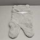BlueMello Swaddle Blanket | Ultra-Soft Plush Essential for Infants 0-6 Months | Receiving Swaddling Wrap Grey | Ideal Newborn Registry and Toddler Boy Accessories | Perfect Baby Girl Shower Gift