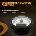 Speedometer Cluster Compatible with Polaris Sportsman 400, 450 500, 600, 700, 800, ATP 500 2004-2008, Gauge Cluster Replace#-3280431, 3280482, 3280528