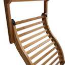 Sauna Backrest with Added Height, Adjustable Neck Pillow Bamboo Sauna Back Rest Anti-Slip Rubber Pad, Sauna Accessory Sets (1 Pack)