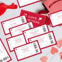 20 Love Coupons Cards for Him Her, Romantic Gift Vouchers with 20 Unique Messages  Perfect for Valentine's Day, Anniversary, Birthday, Husband, Wife, Boyfriend, Girlfriend Gift Ideas (BX157)