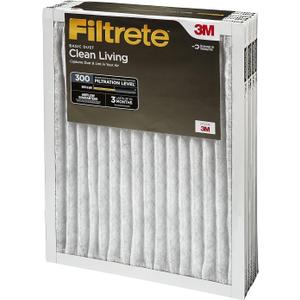 Filtrete 301-4 16x25 x 1 In. Basic Dust & Lint Pleated Furnace Air Filter, Gray, MPR 300, 3 Months - Quantity 44