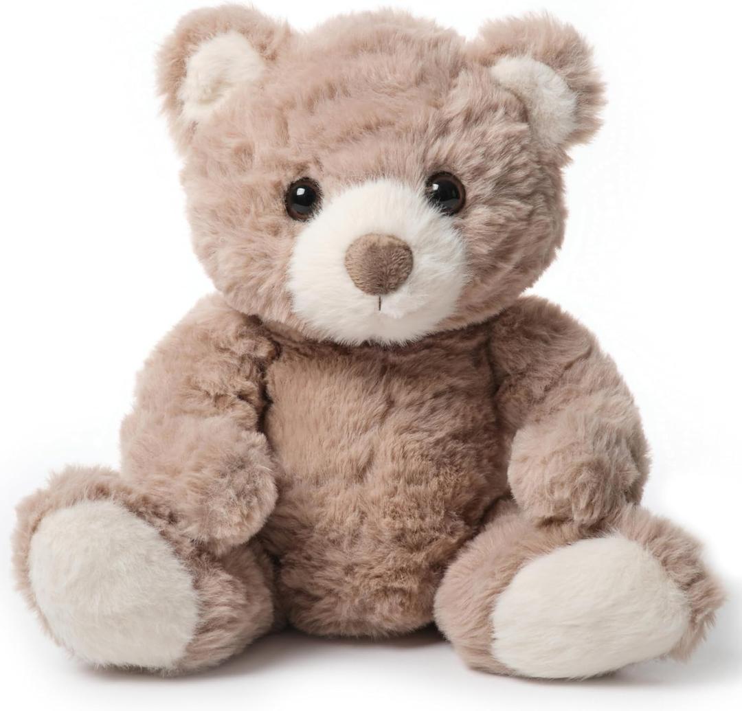 Bearington Archie Teddy Bear Stuffed Animal - 10.5" Soft Plush Bear with Scruffy Fur and Weighted Bottom - Ultra Cuddly Toy for Kids and Adults - Stuffed Bears for Every Occasion