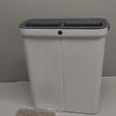 Compact Floor Mop and Bucket - Flat Mop and Bucket with Wringer Set Hands Free | Wet Dry Mop for Apartment, Tiny Home, RV, Windows, Wall, Hardwood, Vinyl, Floor with 6 Microfiber Cloths