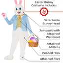 Morph Deluxe Easter Bunny Costume Adult, Bunny Suit, Easter Costumes for Adults, Rabbit Costume Adult