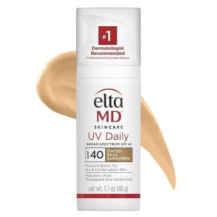 EltaMD UV Daily Tinted SPF 40 Face Sunscreen Moisturizer