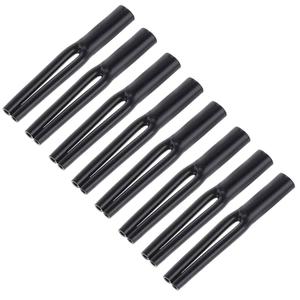 Cable Pants, Cable Jacket Speaker Wire Pants Y Boot 9MM 2-Conductor (9MM-2x 3.5MM 8PACK Black) Dressing Up/Protecting/DIY Your Speaker Cables, DIN to RCA Cables