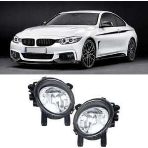 labwork Left Driver and Right Passenger Sides Pair Fog Lights Replacement for F22 F30 F35 328i 3 Series 2012-2015 Fog Lights Driving Lamps 63177248911 63177248912