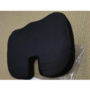Memory Foam Vehicle Seat Cushion, Black, Breathable Vehicle Seat Cushion for Tail Vertebra Care, Car Seat, Coccyx Pain Relief