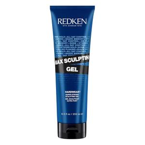 Redken Max Sculpting Gel For All Hair Types - Provides Body & High Shine Finish With Long-Lasting Shape Memory, Flake-Free Control (8.5 Fl Oz (Pack of 1))