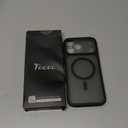 TOCOL for iPhone 17 Pro Max Case, Compatible with Magsafe, Full Camera Protection, Built-in Magnets, Translucent Matte for iPhone 17 Pro Max Phone Case 6.9 inch (Black)