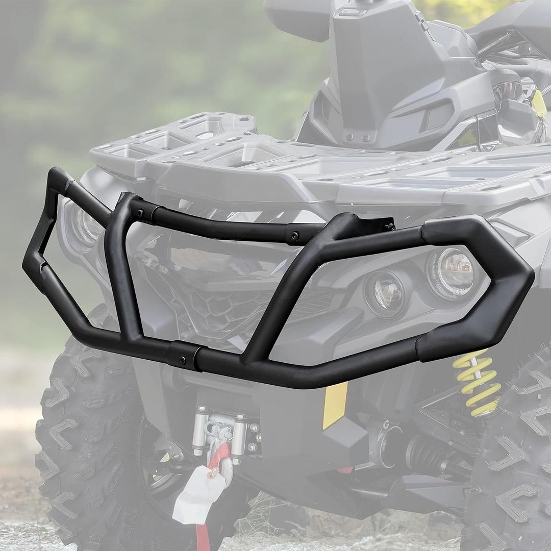 SAUTVS XT Front Bumper Guard for Can Am Outlander G2 12-25, Combined Steel Front Bumper Bar Protector for Can-Am Outlander G2 450 500 570 650 800 850 1000 Max 2012-2025 Accessories, Replace# 715004837