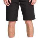 Volcom mens Vmonty Stretch Shorts, Black, 33 US