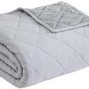 Eddie Bauer - King Blanket, Soft & Cozy Bedding, Quilted Home Decor (Classic Solid Grey, King) King Set Of 3
