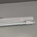 LazBlinds No Drill Vinyl Mini Blinds, 29" W x 36" H, White