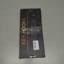 2 x Metal Car Key Holder for Wall,Metal Key Organizer Wall Decorative with 7 Hooks,Black Wall Mount Key Holder for Entryway,Front Door,Hallway,Office