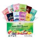 SUNGIVEN Mixed Freeze-Dried Fruit, Variety Pack of 12 Bag, Health Snack, Freeze Dried Apple Banana Strawberry Blueberry Raspberry Coconut Mango Pineapple, No Sugar Added, 10.2 oz