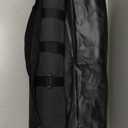 Lwoeo Jigsaw Puzzle Mat Roll Up 1000 Pieces, Smooth Top Saver Pad 34.6" x 22.8" with 6 Sorting Trays & Travel Storage Bag for Sorting Table, Board, Portable Puzzles Matt Rollup Non-Slip Rubber Bottom (Black)