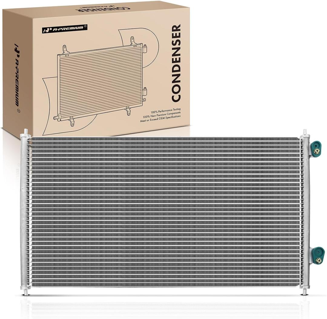A-Premium Air Conditioning A/C Condenser 4977 Compatible with Honda Civic 2001-2005 & Acura EL 2001-2005, L4 1.7L, Sedan Coupe