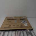 InnoTruth 29.540.75" Baby Gate for Stairs, 30" Tall Dog Gates for Doorways & Hallways, Safety Gate for Kids & Pets, Pressure-Mounted Walk-Through with Dual Lock & 2-Way Swing, Brown