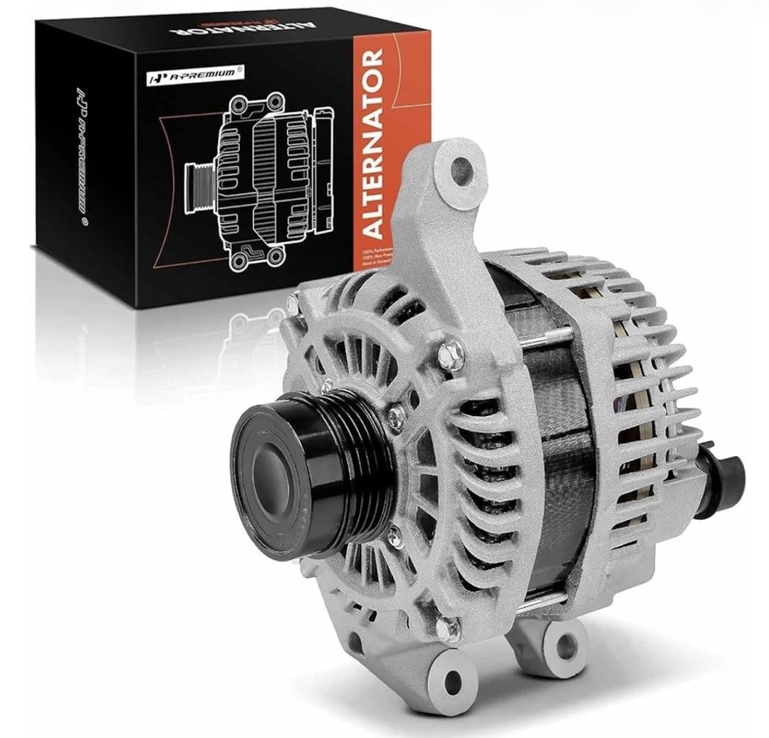 APremium Alternator Compatible with Ford Escape 20132019, Focus 20132015, Focus 20162018 Turbo, Transit Connect 20142018, 2.0L 2.3 L 2.5L, 12V 150A 4Groove Clutch Pulley CW