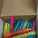 32 Pcs 8 Colors Neon Bubbles Party Favors For Kids, Mini Star Bubble Wand Bulk In Gift Box as Goody Bags Stuffer, Classroom Giveaways, Carnival Prizes Toy, Birthday Treats, Party Supplies For Toddlers