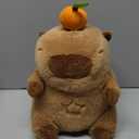 IUTOYYE Capybara Breathing Stuffed Animal Plush with Music Lights Breathing Motion Anxiety Relief Sleeping Soothing Companion Gift for Kids Adults