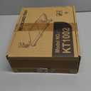 YOMT Adjustable Keyboard Tray Under Desk, Small Pull-Out Computer Keyboard Drawer with C-Clamp, 20 (24.2 Including Clamps) x 13 Slide-Out Platform Computer Drawer for Typing, Black