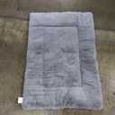 Dog Crate Pad Verzey 42 x 28 Inches Gray No Slip Bottom Washable Plush