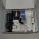 JONYJ Handheld Car Vacuum Cleaner, 16000PA Hand Held Vacuum Portable Cordless, 2 in 1 Air Duster and Vacuum Cleaner with LED Light, Multi-Nozzles, 120W High Power Mini Vacuum for Home, Pet, Office (White & Blue)