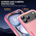for iPhone 17 Pro Max Case [Shockproof] [Dropproof] [Heavy Duty Protection] [Pocket-Friendly] Slim & Tough Non-Slip Protective Phone Cover for iPhone 17 promax 6.9inch, Pink