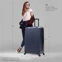 DUKAP ADLY 32-Inch Extra-Large Hardside Spinner Luggage Lightweight Travel