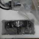 Seeded Glass Pendant Light Modern Black 1 Light Single Dome Pendent Lighting Fixtures for Kitchen Island Dining Room Hallway, Dia 9 Inch, E26, UL Listed