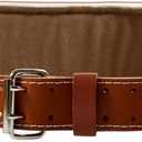 Duracuir 2 Inche Reinforced Leather Tool Belt Work with Lombar Support (Small (28-34)), Dc-790
