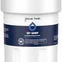 GLACIER FRESH Replacement for MWF Refrigerator Water Filters, SmartWater MWFP, MWFA, GWF, HDX FMG-1, WFC1201, RWF1060, 197D6321P006, Kenmore 9991, 1 Pack