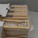 9 IN 1 Bamboo Foil and Plastic Wrap Organizer for Kitchen Drawer, Plastic Bag Organizer Organization and Storage, Food Storage Bag Organizer with Labels for Quart Gallon Snack Sandwich Bag (Natural)