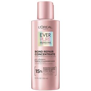 L'Oreal Paris Sulfate Free Bond Repair Pre Shampoo Treatment, Hair Repair for Colored, Bleached, EverPure, 5.1 Fl Oz 