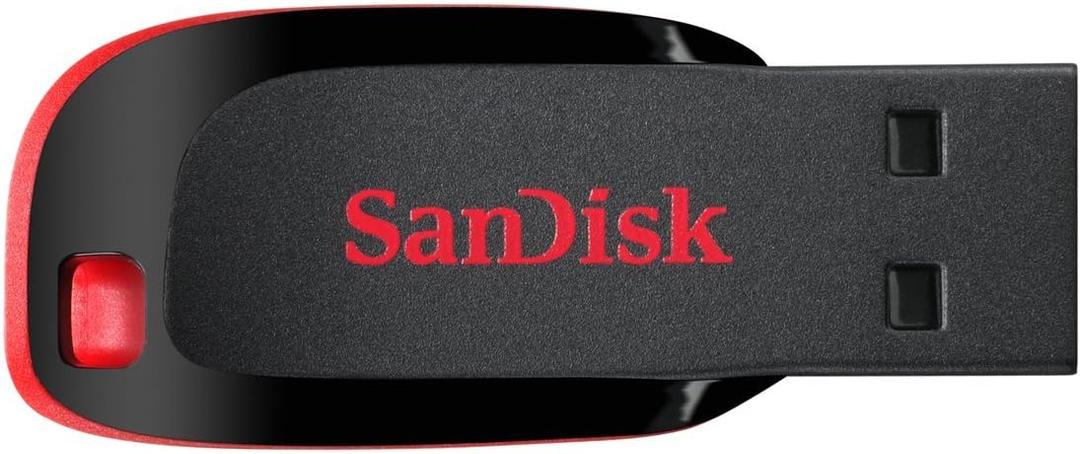 SanDisk 128GB Cruzer Blade USB 2.0 Flash Drive - SDCZ50-128G-B35, Black