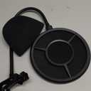 Blue Yeti Pop Filter Foam Windscreen - 5.5 Inch Diam 6 Layers Pop Filter for Mic Cover Yeti Pop Screen Compatible with Blue Yeti Microphone Professional Metal Pop Filter by YOUSHARES