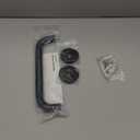 AmazerBath Shower Grab Bars for Seniors Anti Slip, Bath Safety Grab Bar for Needy, Stainless Steel Bathroom Safety Grab Bars, Thickened Bar Bigger Base Holds 500LBS, 12" L x 1" D, Black