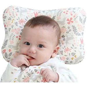 WelsLife Soft Hypoallergenic Baby Head & Neck Support Organic Cotton Cover Machine Washable (Bambi Pink)