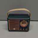 Baolira Retro Bluetooth Speaker, Portable Wireless Speaker with Crystal Clear Stereo Sound, Retro Decor for Bedroom Office Kitchen, Birthday Gifts Ideas for Women Men Teens (Green)