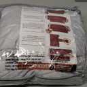 U-NICE HOME Recliner Chair Covers Reversible Chair Cover Pet Covers for Dogs with Elastic Straps Water Resistant Diamond Quilted (23''Armchair, Light Grey/Light Grey)