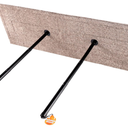 TJCYGO Chimney Fireplace Draft Stopper, 13''x35'' Chimney Flue Plug, 100% Natural Wool, Damper Draft Stopper Plug,Fireplace Plug Seal Save Energy Block The Smell & Draft Five Years