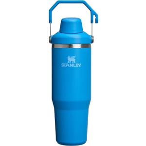 Stanley IceFlow 2.0 Fast Flow Tumbler with Handle 30 oz | Twist On Angled Spout Lid | Leakproof Water Bottle | Insulated Stainless Steel | BPA-Free | Azure