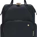 PacSafe Women's Citysafe CX 17L Anti Theft Backpack-Fits 16 inch Laptop, Black, One Size