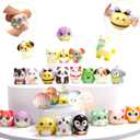 24 PCS Squishy Toys for Kids Bulk  Party Favors Valentines Day Squishies Valentines Day Gifts for Kids Classroom School Pinata Stuffers Birthday Gifts for Boys & Girls Classroom Prizes Elementary