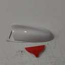 Possbay Shark Fin Antenna Car AM FM Signal Connection Roof Aerial with Adhesive Universal Fit for SUV Seden White