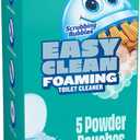 Scrubbing Bubbles Easy Clean Foaming Toilet Bowl Cleaner, Easy Toilet Drop In Powder Pouches, 100g (5 Pouches) (1.4 Ounce (Pack of 5))